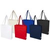 Sac shopping à soufflets Madras en coton recyclé 140 g/m² certifié GRS
