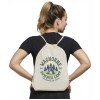 Sac avec cordon Oregon en coton recyclé 140 g/m² certifié GRS