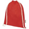 Sac avec cordon Oregon en coton recyclé 140 g/m² certifié GRS