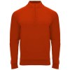 Sweatshirt Epiro à manches longues unisexe avec fermeture demi-zip