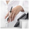 Stylo plume Waterman Hemisphere avec habillage palladium (encre bleue)