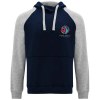 Sweat à capuche Badet unisexe bicolore
