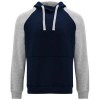 Sweat à capuche Badet unisexe bicolore