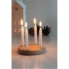 Petite couronne de l’Avent en bois 4-CHRISTMAS