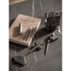 ALEXA. Stylo à bille en acier inoxydable recyclé à 53% avec clip