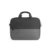 GENOA. Sacoche matelassée pour ordinateur portable 15" en polyester recyclé haute densité 600D