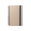 PROUST. Cahier A5 avec anneaux et papier de canne à sucre avec pages unies