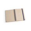 PROUST. Cahier A5 avec anneaux et papier de canne à sucre avec pages unies