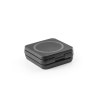 BROGLIE. Chargeur magnétique sans fil ultra-rapide 15W 3-en-1 en 100% rABS