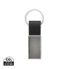 Porte-clés luxe en PU et alliage de zinc recyclé RCS