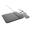 Tapis de souris chargeur 15W 3 en 1 en PU RCS Swiss peak