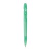 Stylo transparent en ABS recyclé et certifié GRS Devin