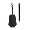 Set porte-clés et stylo en PU recyclé RCS Swiss Peak Tula