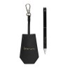 Set porte-clés et stylo en PU recyclé RCS Swiss Peak Tula