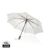 Mini parapluie 21 à ouverture auto en bois d'acacia Kaycey