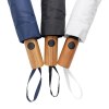 Mini parapluie 21 à ouverture auto en bois d'acacia Kaycey