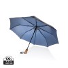 Mini parapluie 21 à ouverture auto en bois d'acacia Kaycey