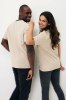 T-shirt coupe boxy en coton recyclé Iqoniq Teide