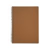 Cahier à spirale cuir régénéré