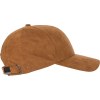 Casquette 6 panneaux en suédine Orion