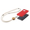 Porte-téléphone lanyard en coton Lucia