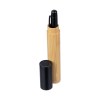 Stylo bille twist en acier inoxydable et bambou Anke