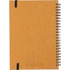 Carnet A5 en cuir recyclé Egon