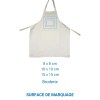 Tablier coton AUGUSTE 300 - France - Ecru