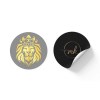 Sticker ROND/CARRE blanc ou transparent (INT/EXT) rond/carré 3cm