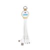 Câble de charge 6 en 1 bambou