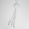 Câble long 6 en1 Aluminium 120cm