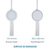Câble long 6 en 1 Rétroéclairé 120cm