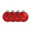 Boule de Noël Ø 6 cm - lot de 4 - Made in Europe