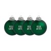 Boule de Noël Ø 6 cm - lot de 4 - Made in Europe