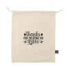 Gift Pouch Naturel GRS Recycled Cotton (150 g/m²) M