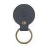 Recycled Leather Keyring Round porte-clés