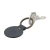 Recycled Leather Keyring Round porte-clés