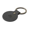 Recycled Leather Keyring Round porte-clés