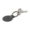 Recycled Leather Keyring Round porte-clés