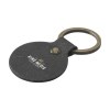 Recycled Leather Keyring Round porte-clés