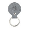 Recycled Denim Textile Keyring Round porte-clés