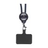 Cordelière téléphonique régable avec cordon rond fabriqué en 100% polyester GRS RPET