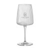 Verre à vin en verre clair