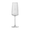 Flûte à champagne en verre clair