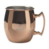 Mug à cocktail couleur cuivre avec belle anse en acier inoxydable recyclé