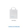 Sac coton SHORT M 155 Blanc