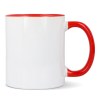Mug subli Oslo coloré à l'intérieur &amp; anse 300ml