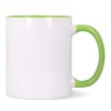 Mug subli Oslo coloré à l'intérieur &amp; anse 300ml