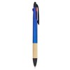 Stylo 3 couleurs avec grip en bambou