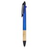 Stylo 3 couleurs avec grip en bambou